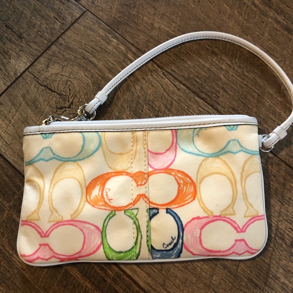 Rainbow coach wristlet - Picture 2 of 2